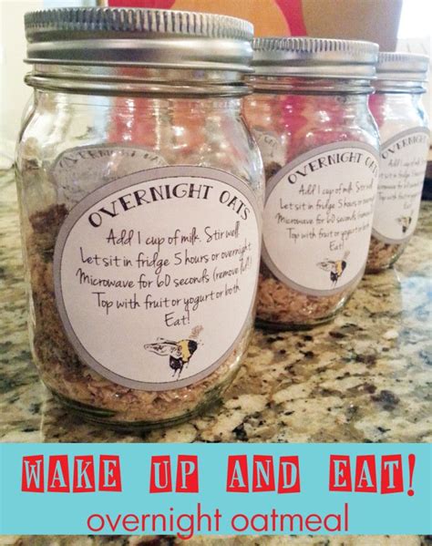 Overnight Oatmeal in Mason Jars | Recipe | Overnight oatmeal, Mason jar oatmeal, Gluten free ...