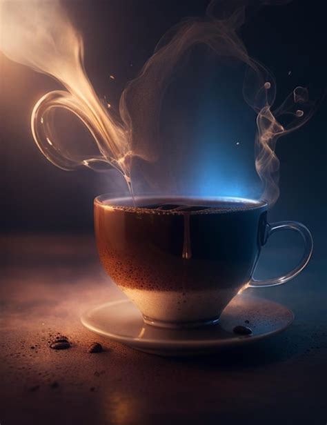 Premium AI Image | magic coffee illustration