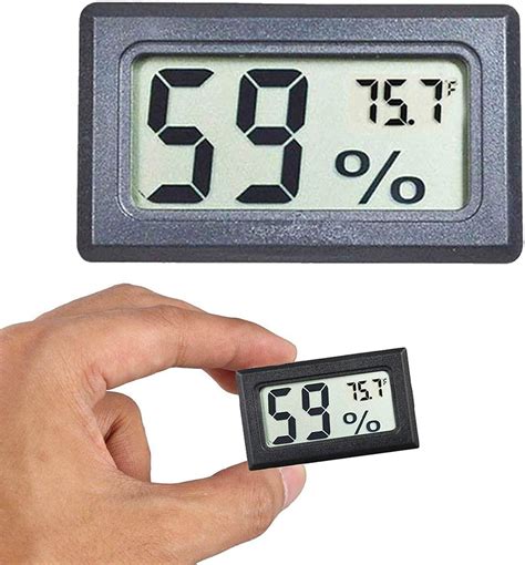 Humidity Meters ℉ Goabroa 12 Pack Mini Hygrometer Thermometer Digital ...