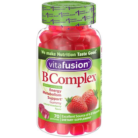 Vitafusion B Complex Gummy Vitamins, 70 ct - Walmart.com - Walmart.com