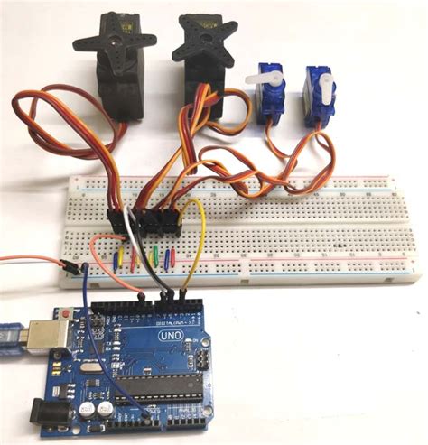 Auspuff Bald warm 12v servo motor arduino Kiwi Praktiker Affe