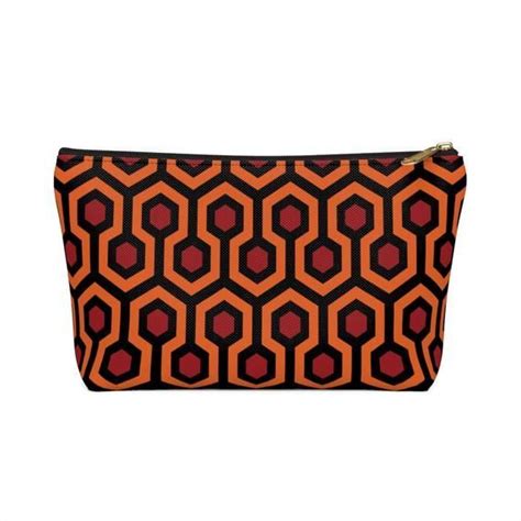 The Shining Overlook Hotel Carpet Zippered Accessory Pouch w T-bottom Yellow Carpet, Soft Carpet ...