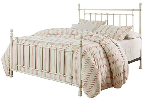 Bennington White Queen Metal Bed from Standard Furniture | Coleman ...