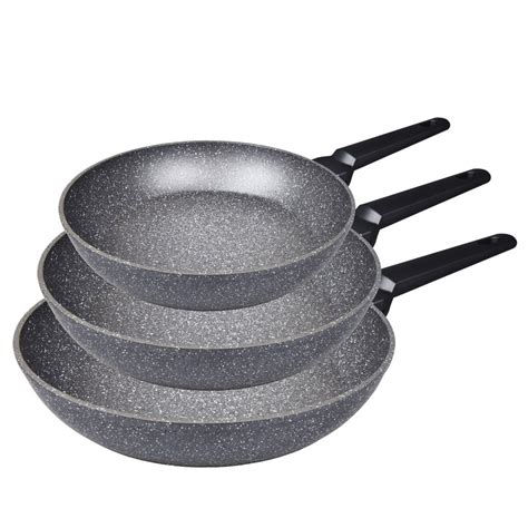 3pc Non-Stick Stone Fry Pan Set | Buy Frying Pans & Skillets - 793366