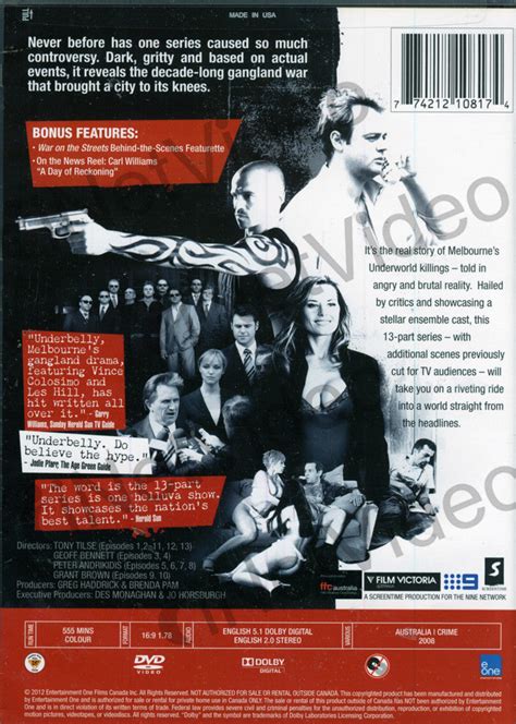 Underbelly - War on the Streets (Uncut) Season 1 on DVD Movie