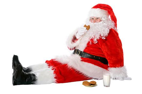 Santa Eating Cookies Stock Photos, Pictures & Royalty-Free Images - iStock