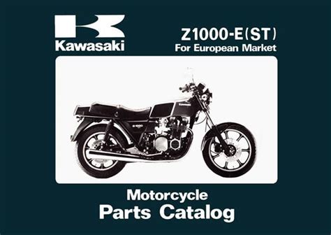 Kawasaki Z1000-E (ST) Parts Catalog