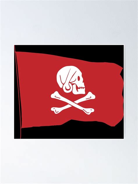 "Historic Pirate Flag Henry Avery" Poster for Sale by QuidnuncDesigns | Redbubble