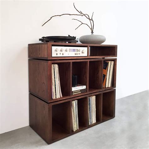 Corston Turntable Stand (With images) | Turntable stand, Vinyl record storage, Record storage