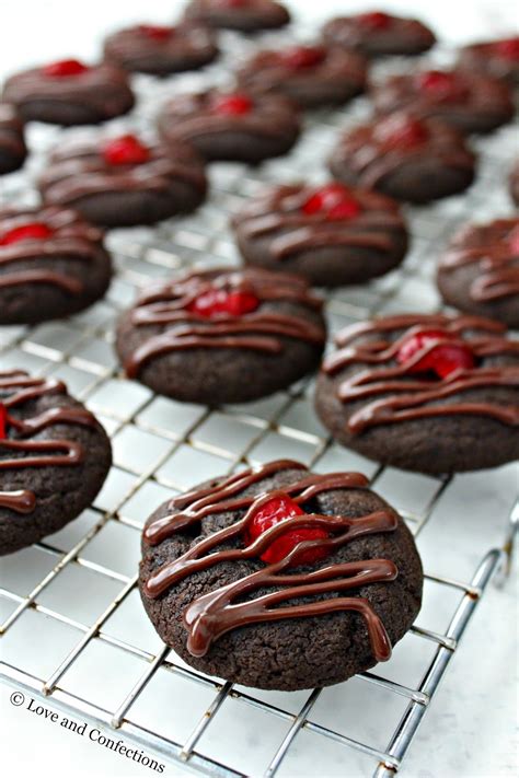 Love and Confections: Chocolate Covered Cherry Cookies