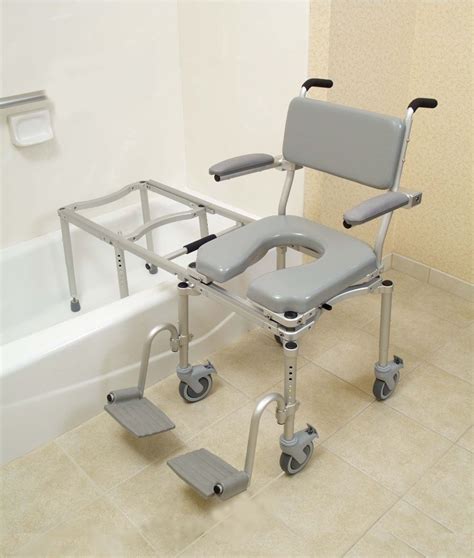 Large size of Medical sliding bathtub transfer bench maddak sliding transfer bench with caster ...