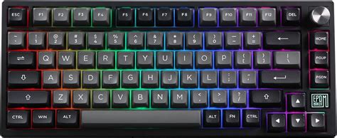 EPOMAKER TH80 SE Gasket 75% Mechanical Keyboard, NKRO Hot Swappable RGB Triple Mode Gaming ...