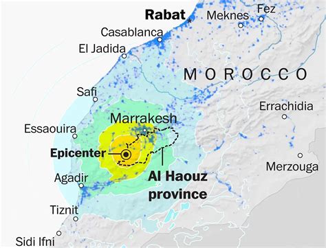 Ralph Hawkins Berita: Morocco Earthquake 2023 Map