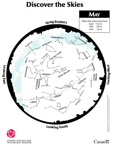 Constellation Map Northern Hemisphere