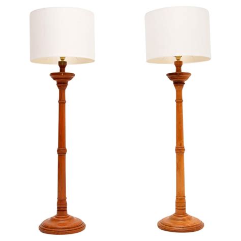 Pair of Antique Surveyor Floor Lamps at 1stDibs