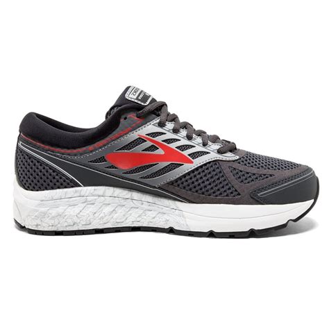 Addiction 13 Mens 4E (EXTRA WIDE) SUPPORT Road Running Shoes Ebony/Black/Red at NorthernRunner.com