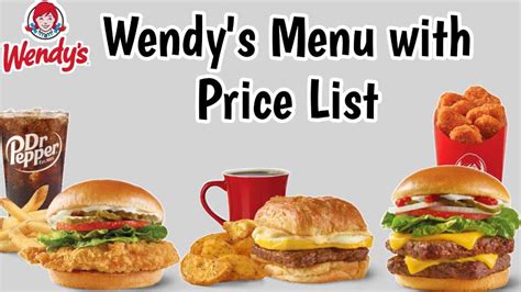 Wendy's Menu with Price List 2024 USA [UPDATED]