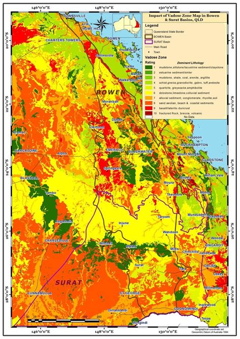 Impact of vadose zone-lithologic units used as a measure of the impact ...