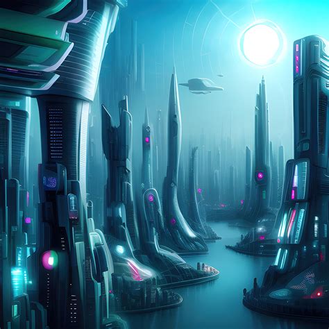 Futuristic city scenery : r/scifiAIart