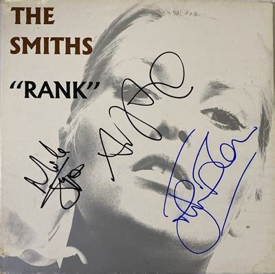 Lot 359 - THE SMITHS - SIGNED RECORDS.