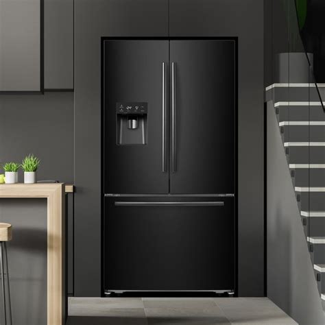 Hisense 536L Black Stainless Steel French Door Fridge - H720FSB-WD