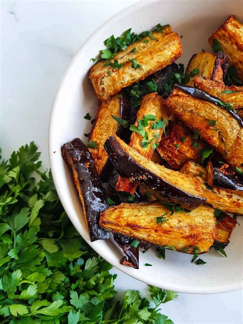 The Best Air Fryer Eggplant - Quick & Easy - Hint of Healthy