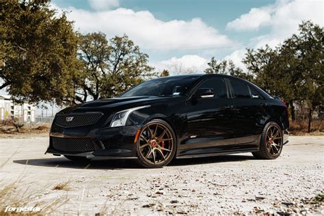 Cadillac ATS V - Black - Forgestar CF5V - Bespoke Bronze… | Forgestar