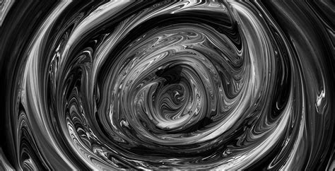 black paint swirl - University Art