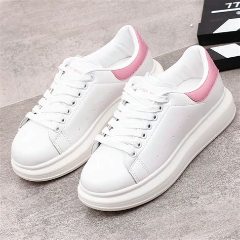 Shoes Platform Sneakers NA01 – iawear White Platform Sneakers, White Shoes, Platform Shoes ...