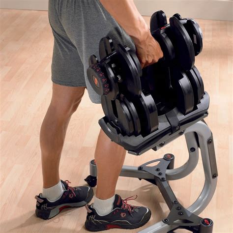 Bowflex SelectTech 1090 Adjustable Workout Exercise Dumbbell Weights (3 ...