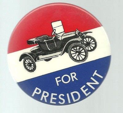 GERALD FORD FOR PRESIDENT MODEL T POLITICAL CAMPAIGN PIN -- Antique ...