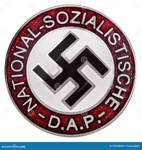 Breastplate Icon Member of the National Socialist German Workers` Party. Editorial Image - Image ...