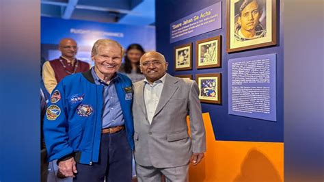 NASA administrator Bill Nelson meets Rakesh Sharma, says "The universe is the limit!"