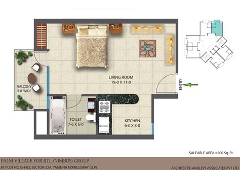 The 11 Best 500 Sq Ft Apartment Floor Plan - House Plans | 58080