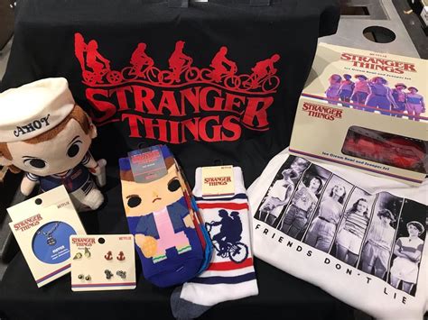 Stranger Things Merchandise, Friends Don't Lie T-shirt, Socks, Jewelry, Eleven, Millie Bobby ...