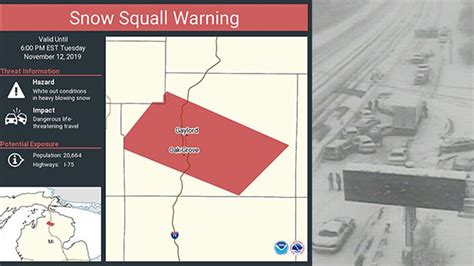 Snow squall warning