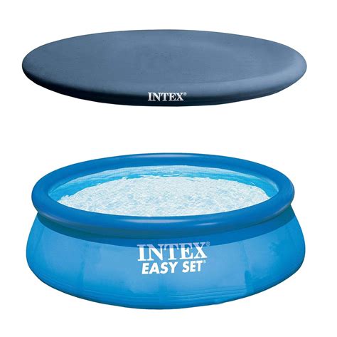 Amazon.com: Intex Easy Set Pool, Pump & Filter Above Ground Rope Tie ...