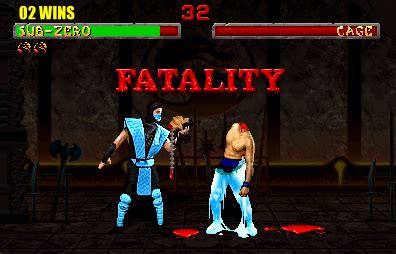 OS Gamer's World: Mortal Kombat Sub-zero's spine rip Fatality!