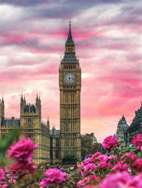 London Pink | Big ben london, London wallpaper, London photography