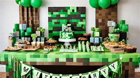 Create Epic Memories with Minecraft-Themed Birthday Party Ideas | Aeroplane Jelly Birthday ...