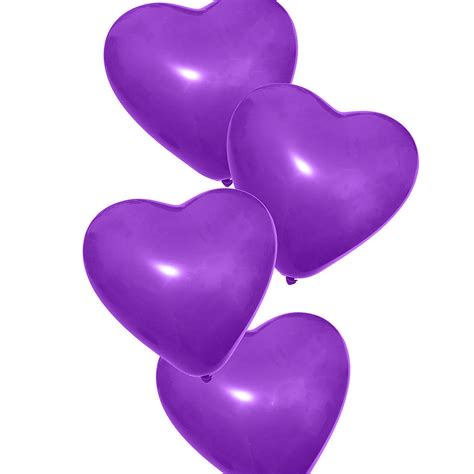 The Elixir Party 100 Pcs Heart Shaped Party Balloon for Birthday Wedding Anniversary Latex Party ...