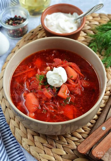 Classic Red Borscht Recipe (Beet Soup) Recipe - Cook.me Recipes