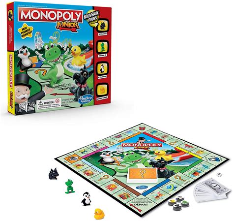 Monopoly Junior Jeu de Société Pour Enfants Hasbro - Monsieur Jouet