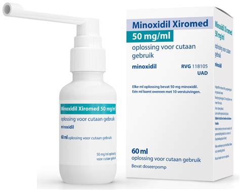 Xiromed Minoxidil 50mg / 60ml tegen haaruitval | Drogist.nl