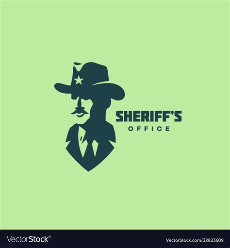 Sheriff logo Royalty Free Vector Image - VectorStock