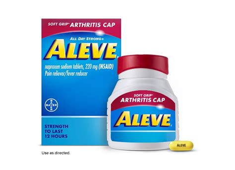 Aleve® (naproxen sodium) Gelcaps Soft Grip® Arthritis Cap | Aleve®