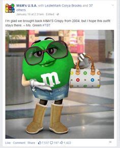 Pin by Mari Cortes on M&M's | M&m characters, Warm green, Green m&ms