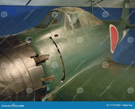 Cockpit Section of WW2 Fighter Aircraft Editorial Stock Photo - Image of plane, museum: 177197303