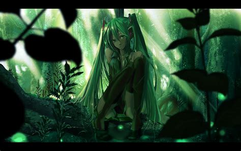 17+ Wallpaper Anime Verde Hd