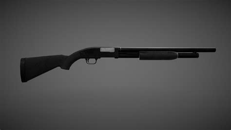 Pump-action Shotgun - Download Free 3D model by Nathan.Goodman [07eb0b6 ...